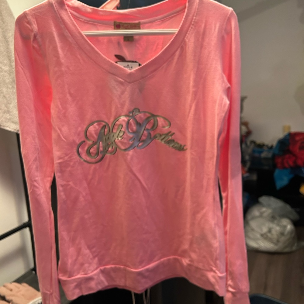 Apple Bottoms Pink Long Sleeve Top